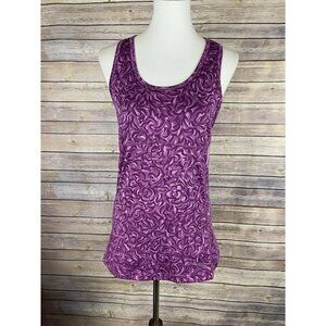Koppen Medium Purple Swirl Racerback Tank Top